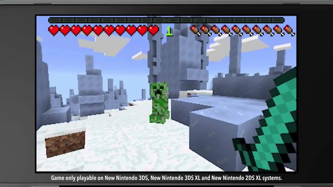 Minecraft: New Nintendo 3DS Edition [Gameplay] - IGN