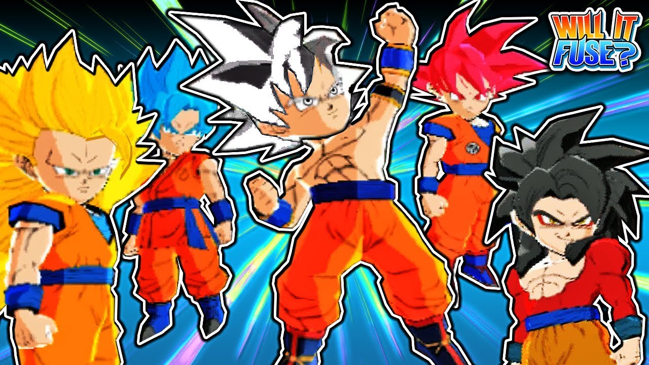 ALL GOKU FORMS TEAM UP! Dragon Ball Fusions 3DS Gameplay: Will It Fuse? - YouTube